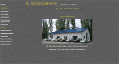 Desktop Screenshot of klassikgarage.de